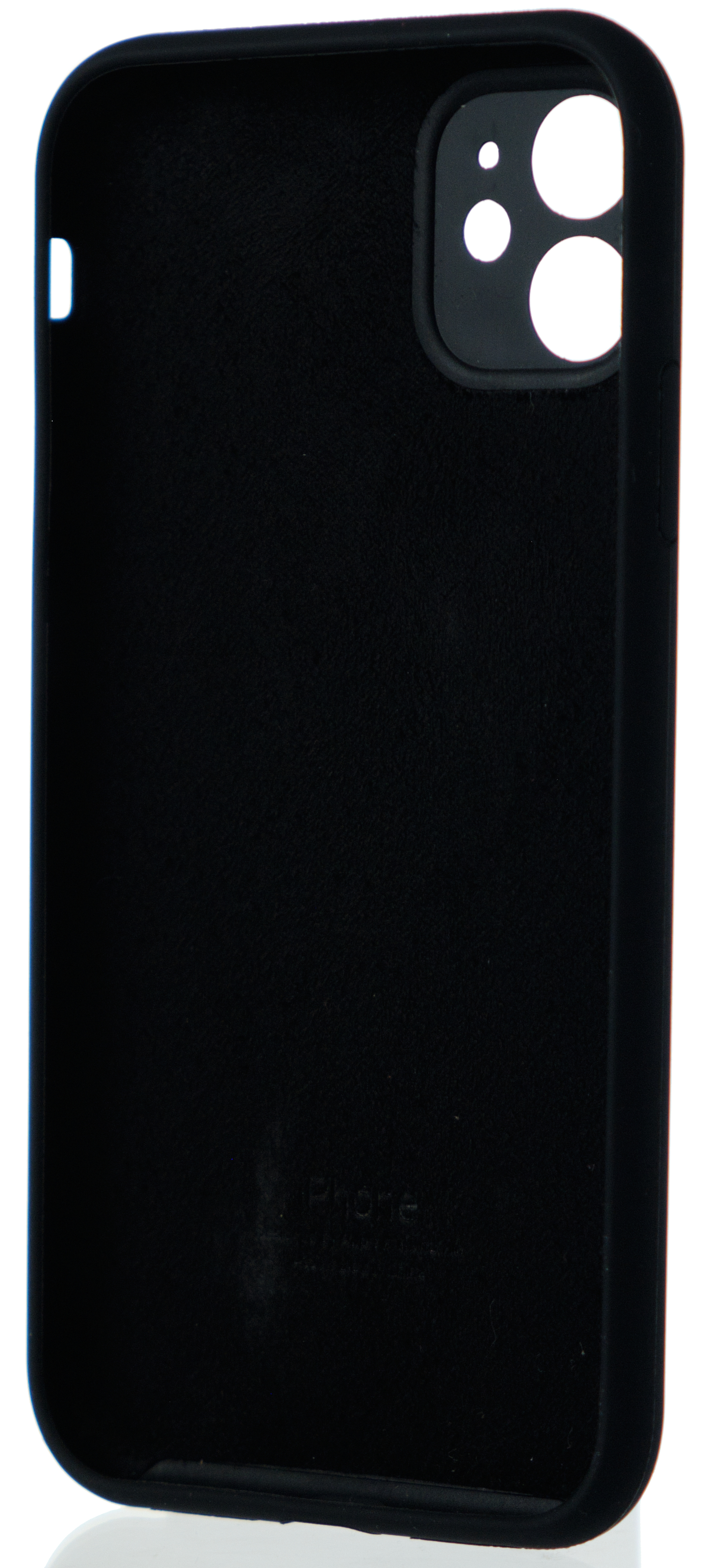 Чехол Silicone Case полная защита для iPhone 11 черный
